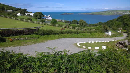 View from alltycoed driveway